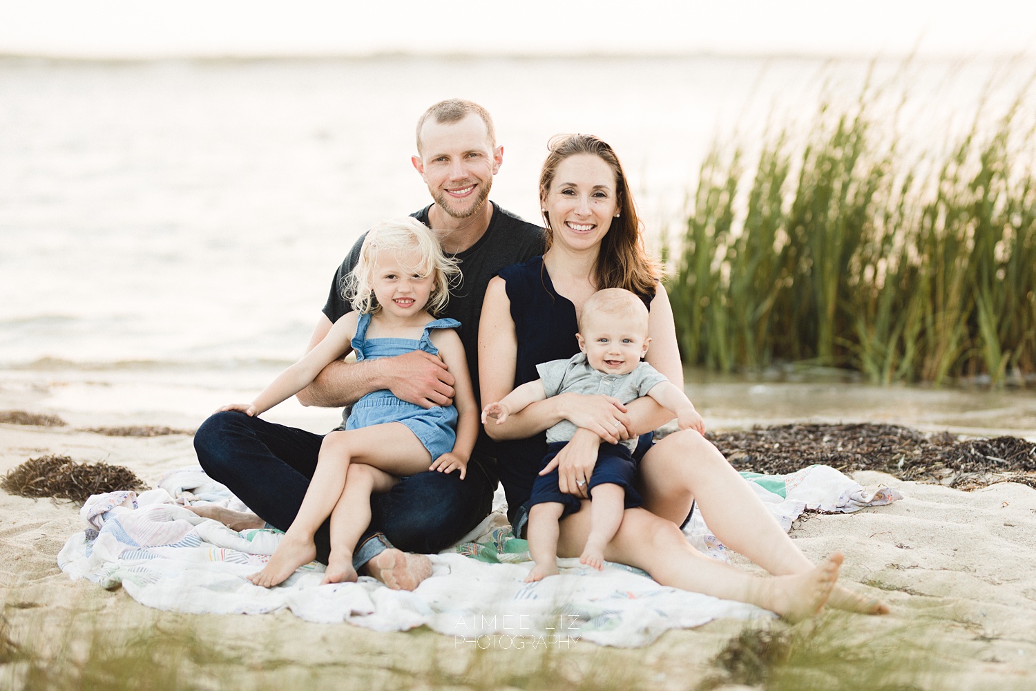 massachusetts beach family portrait photographer