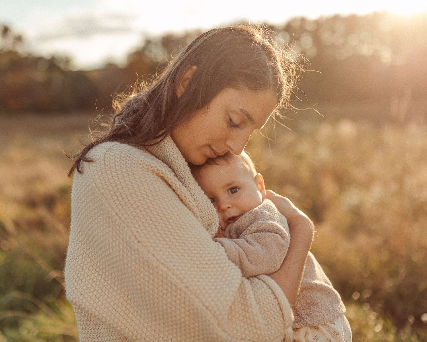 soft tones family photographer metro west