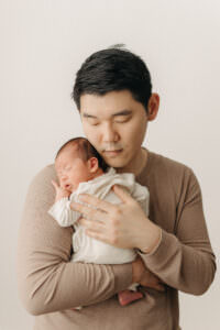 family photos included in newborn studio photography session