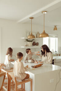 cookie making family photo session