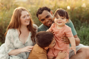 family photographer mixed race family
