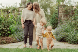 two moms family photo session north andover