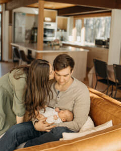 massachusetts candid newborn photographer