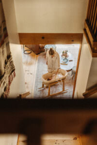 newborn photos at home