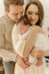 natural tones soft edits newborn photography