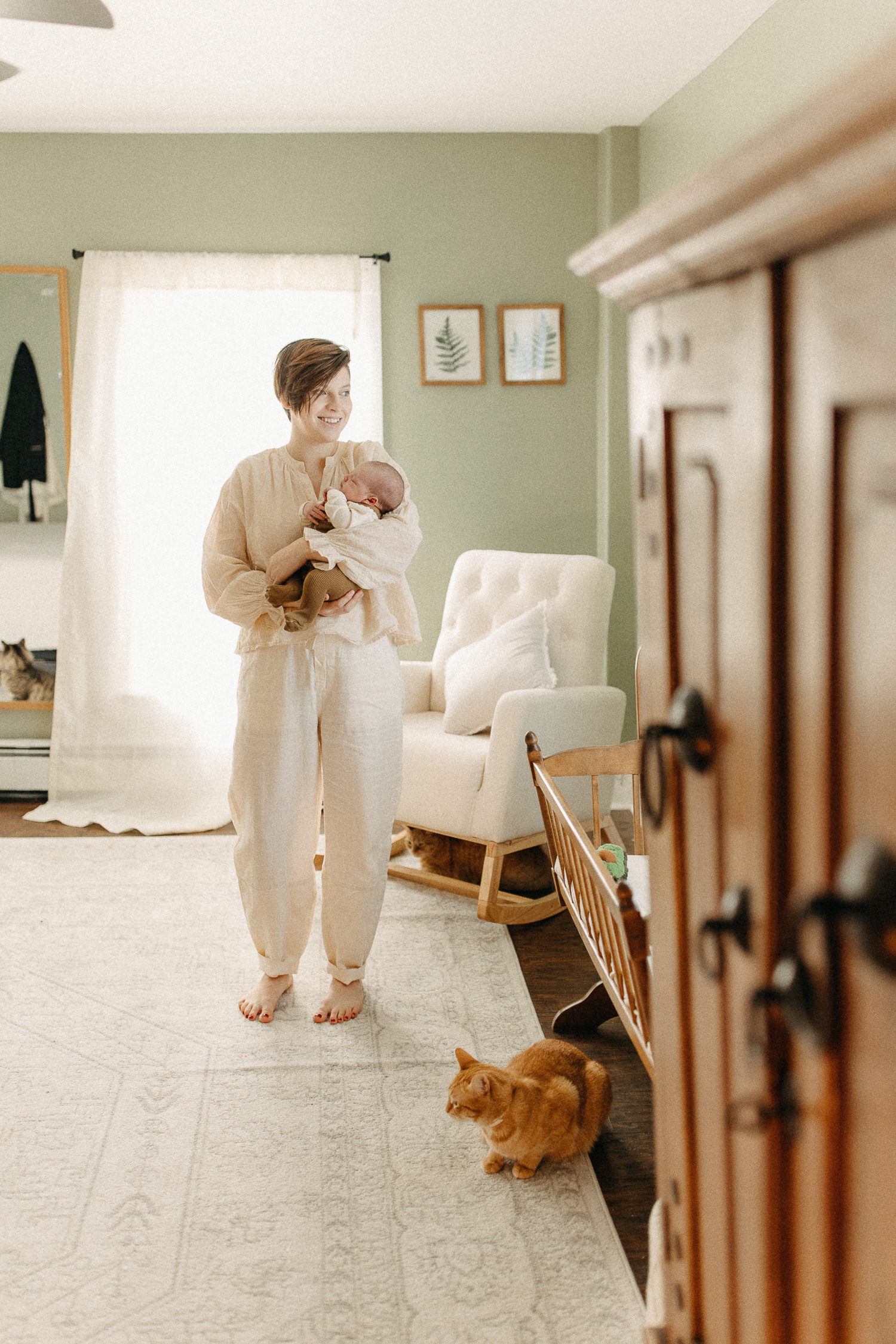 in-home newborn photography worcester ma