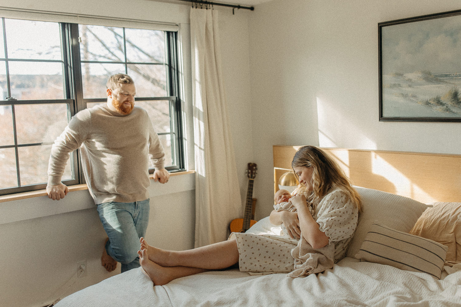 candid newborn photographer massachusetts