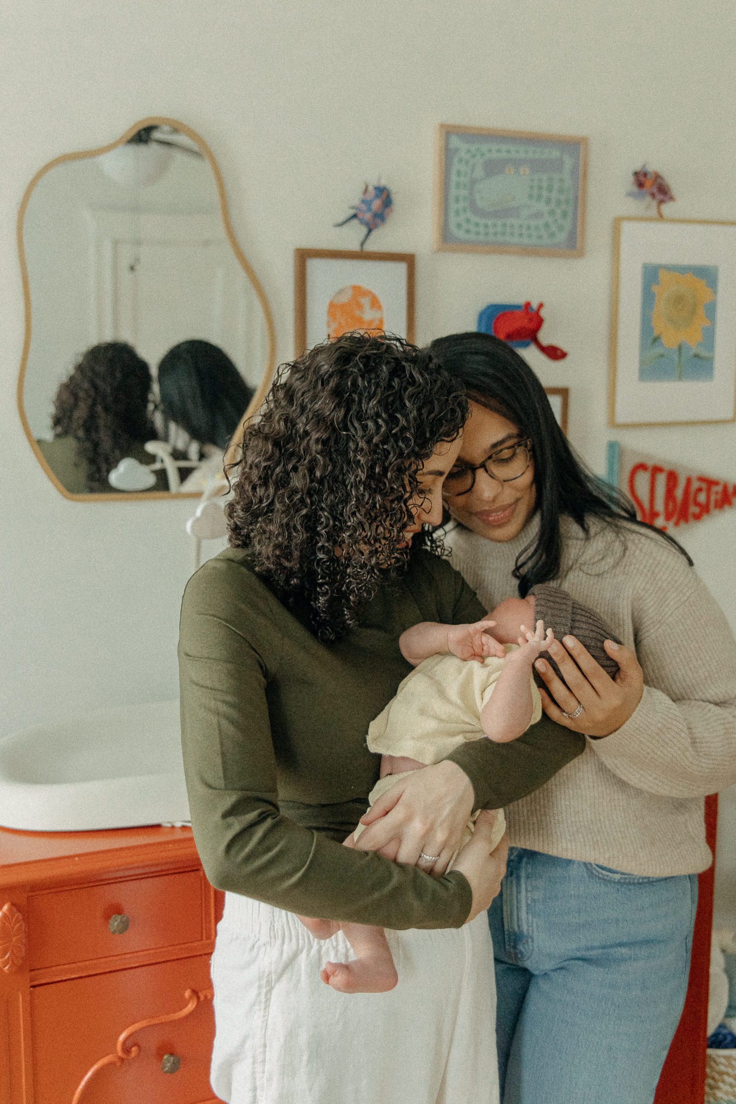 lgbtq newborn photography session boston
