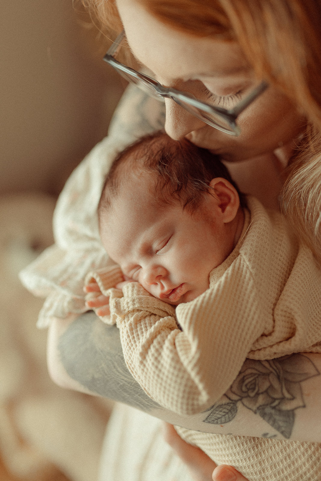 in-home newborn photographer worcester ma
