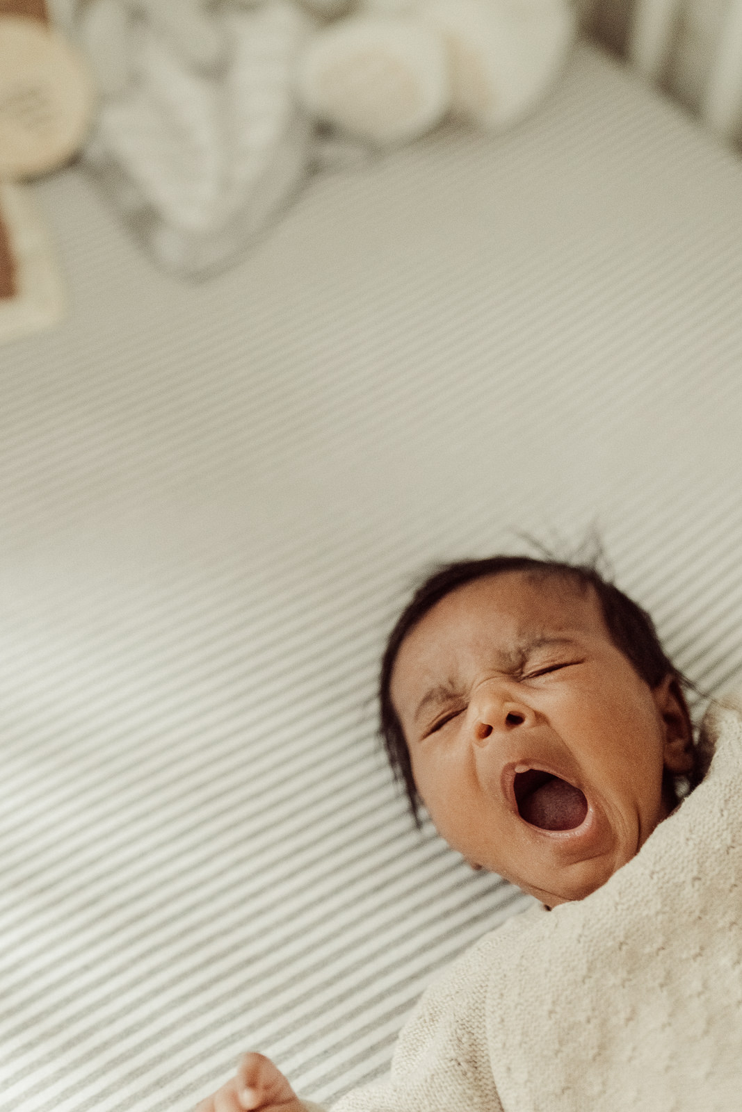 newborn yawn