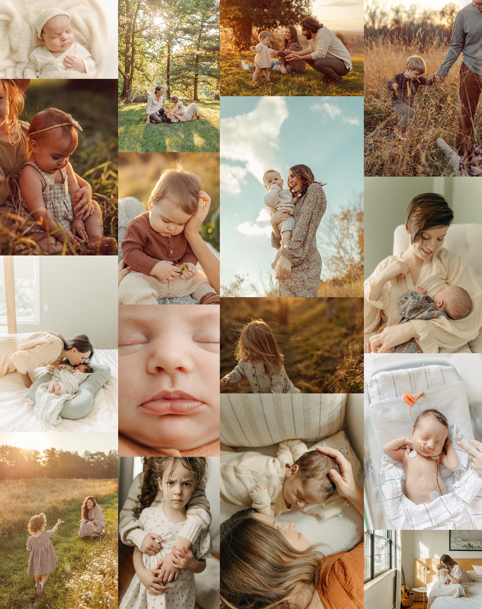 natural light newborn photographer