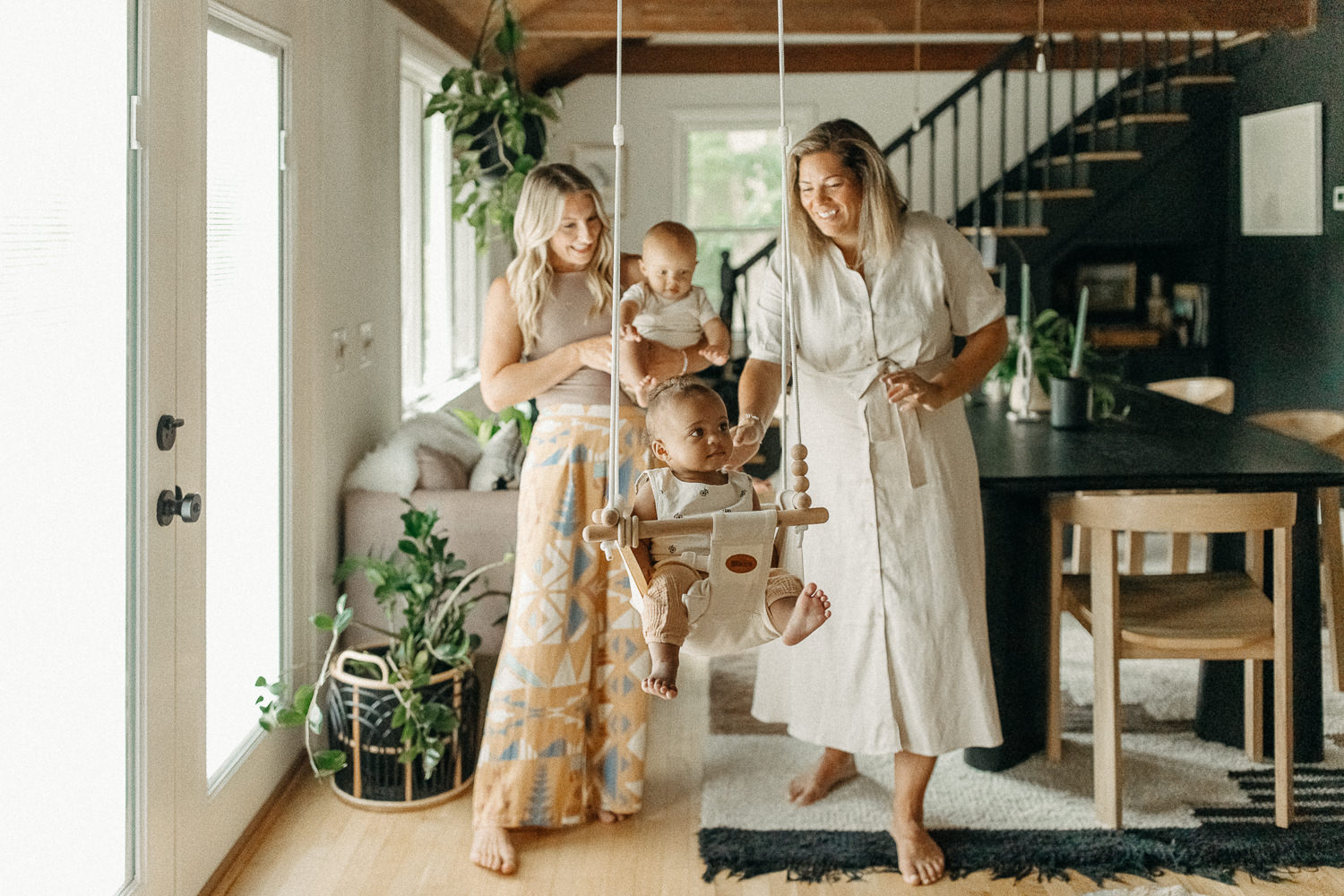 lgbtq family at home photos