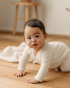 baby studio photography session