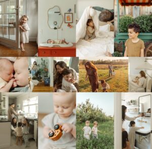 in-home family photo session