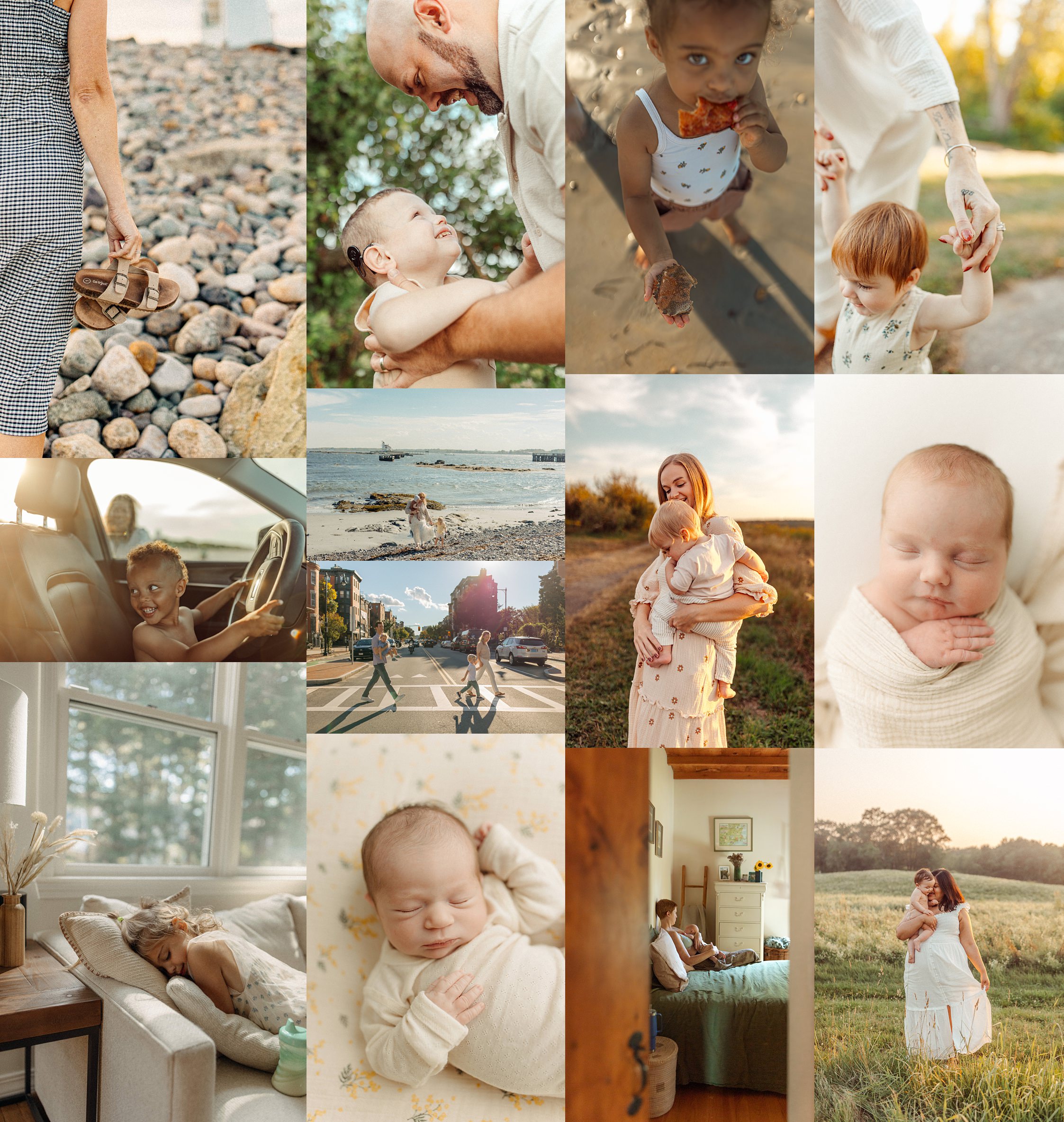 golden hour family photos
